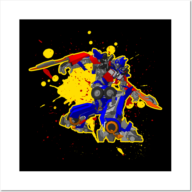 Optimus Prime Wall Art by gblackid
